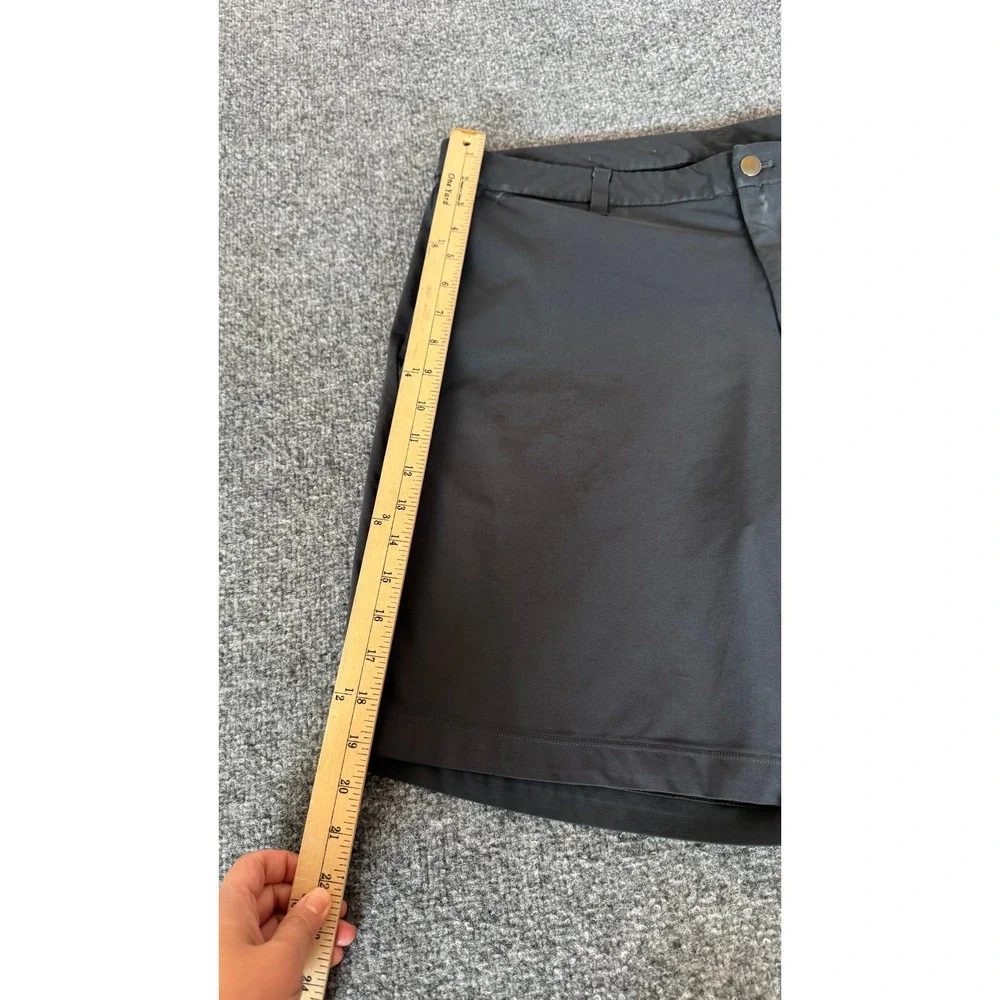 Lululemon Mens Commission Short 9 Obsidian Dark Grey Performance Golf Chino 38